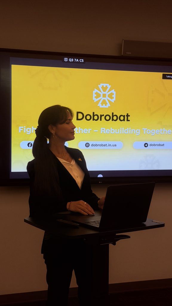 At a recent event hosted by Stanford University, DOBROBAT presented its vision for Ukraine’s long-term recovery and the role of civil society in developing scalable reconstruction systems with international significance.
