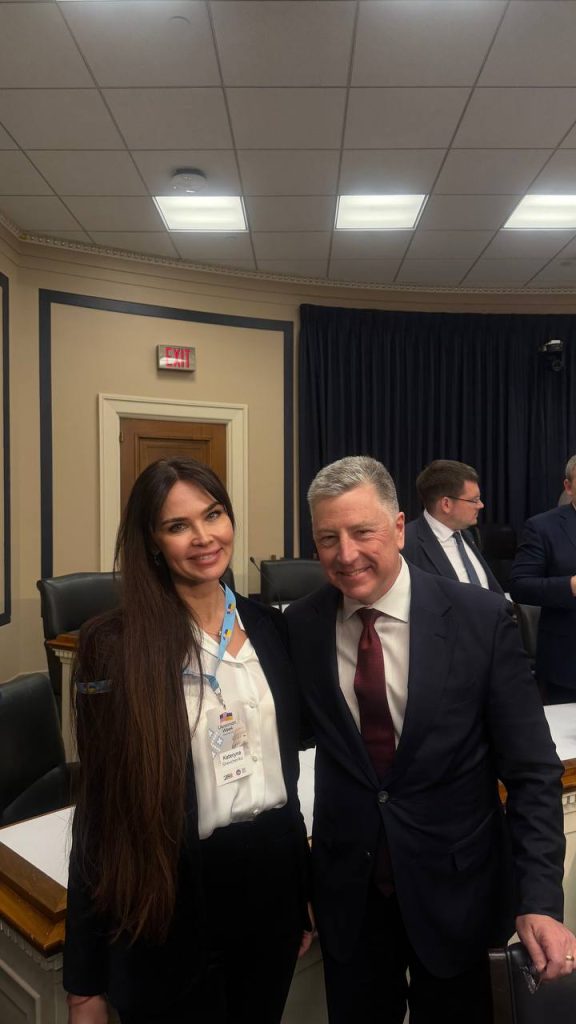 Kateryna Shevchenko Participates in Strategic Security and Recovery Discussions at the United States Capitol